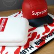 Supreme 21st t-shirt birthday cake
