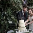 rustic buttercream wedding cake