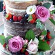 Naked wedding cake manchester