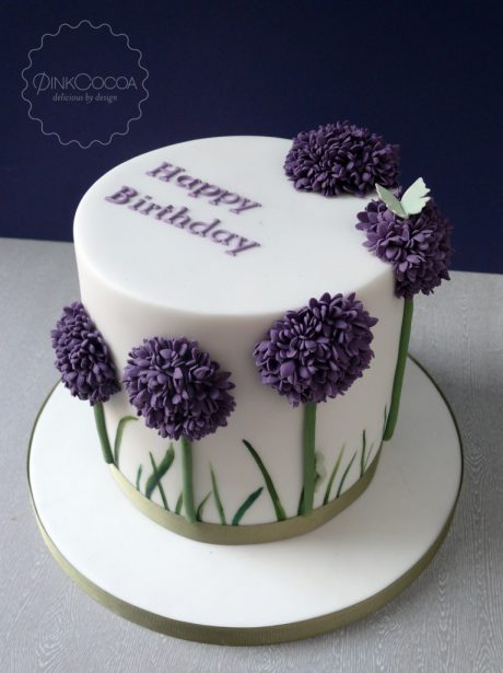 Mother's Day – Purple Flowers – iCake | Custom Birthday Cakes Shop Melbourne
