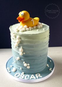 Rubber duck birthday cake