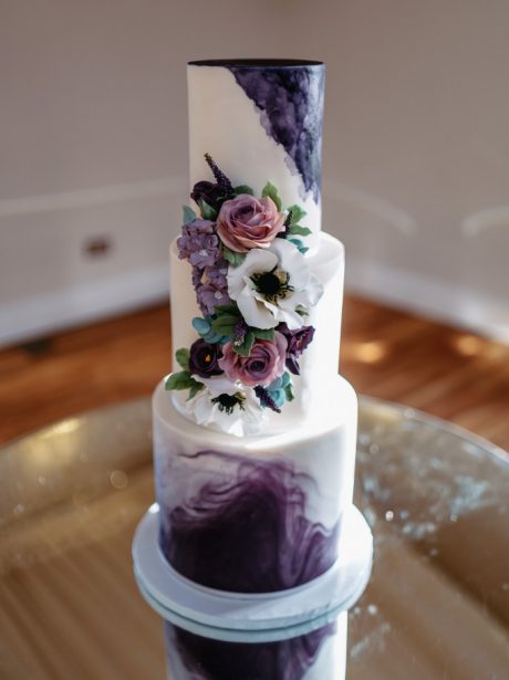 Deep Purple Wedding - CakeCentral.com