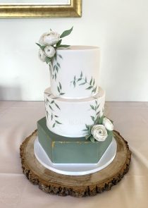 Sage Green Wedding cakes Manchester Cheshire